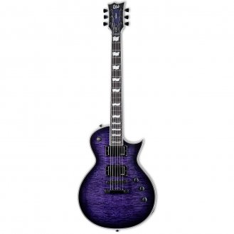 ESP LTD EC-1000 Guitar QM See Thru Purple Sunburst B-STOCK