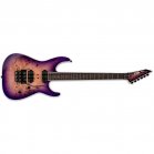 ESP LTD M-1000 Burled Poplar Purple Natural Burst Guitar NEW