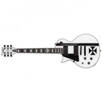 ESP LTD James Hetfield Iron Cross LH Snow White B-Stock