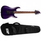 ESP LTD H-200FM See Thru Purple Electric Guitar + ESP Bag