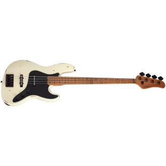 Schecter J-4 Sixx Worn Ivory Electric Bass Nikki - NEW