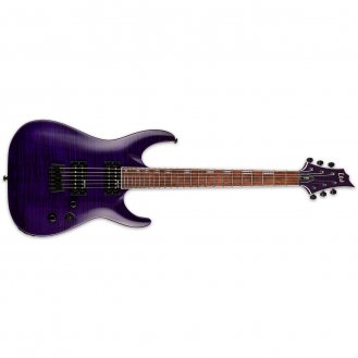 ESP LTD H-200FM See Thru Purple STP Electric Guitar + GIG BAG