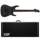 ESP LTD M-1000 Multi-Scale FM See Thru Black Satin Guitar + Case