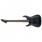 ESP LTD MH-1000 Baritone LH Left-Handed Black Satin NEW