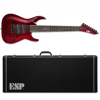 ESP LTD SC-608 Baritone Red Sparkle Stephen Carpenter 8 B-Stock