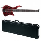 Ibanez EHB1505 5-String Bass Stain Wine Red Low Gloss + Case NEW