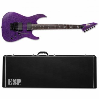 ESP LTD KH-602 Kirk Hammett Purple Sparkle PSP Guitar + Case