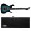 ESP E-II M-II HT BM Mercury Blue Burst with ESP Hard Case NEW