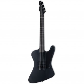 ESP LTD Phoenix-7 Baritone Black Metal Black Satin B-STOCK