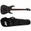 ESP LTD M-1000 Multi-Scale FM See Thru Black Satin Guitar + Bag