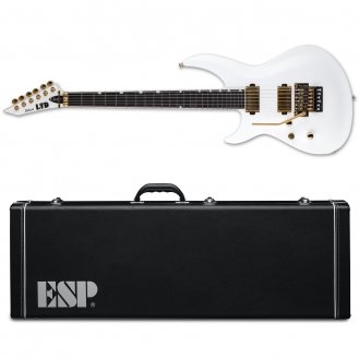 ESP LTD H3-1000FR LH Left-Handed Guitar Snow White + Case NEW