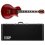 ESP LTD EC-1000T CTM FM See Thru Black Cherry Guitar + Case