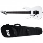 ESP LTD M-1000 LH Left-Handed Guitar Snow White + Gig Bag NEW