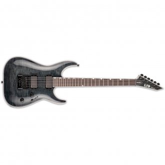 ESP LTD MH-1000 Evertune ET FM See Thru Black Electric Guitar