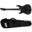 ESP LTD SN-1 HT LH Black Blast Left-Handed + TKL Gig Bag w Ship