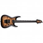 ESP LTD H-1001FR Burled Poplar Black Natural Burst Guitar