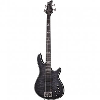 Schecter Hellraiser Extreme-4 See-Thru Black Satin STBLS