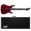 ESP E-II M-I Thru NT Deep Candy Apple Red Guitar + Case B-Stock