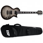 ESP LTD EC-1000T Electric Guitar QM Charcoal Burst + Bag NEW