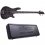 Schecter Hellraiser Extreme-4 See-Thru Black Satin Bass + Case