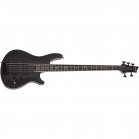 Schecter SLS Evil Twin-5 Satin Black SBK 5-String Bass - NEW