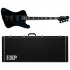 ESP LTD Phoenix-1004 Black Electric Bass Guitar + Case