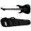 ESP LTD KH-202 LH Black BLK Kirk Hammett Left-Handed + GIG BAG!