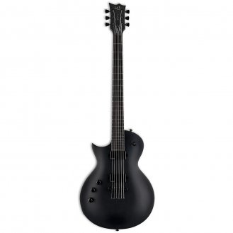 ESP LTD EC-1000 BARITONE LH Lefty Charcoal Metallic Satin BSTOCK