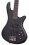 Schecter Stiletto Studio-4 See-Thru Black Satin Bass Guitar +BAG