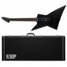 ESP LTD EX Black Metal LH Black Satin Left-Handed Guitar + Case